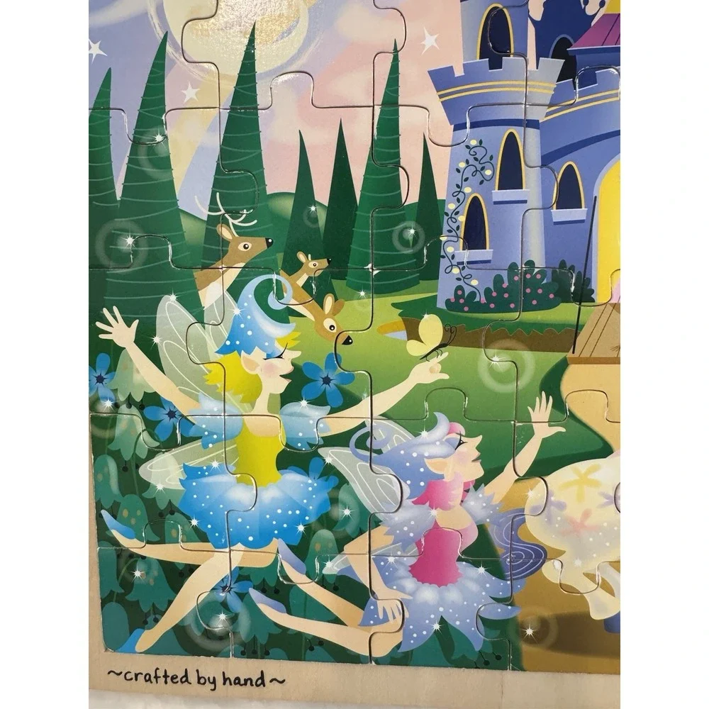 Melissa & Doug Fairy Fantasy Wooden Jigsaw Puzzle With Storage Tray (48 pcs)